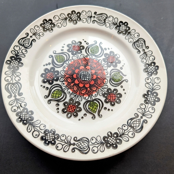 Broadhurst Other - Set Of 4 Vintage MCM 1960's Kathie Winkle Design Salad/Side Plates